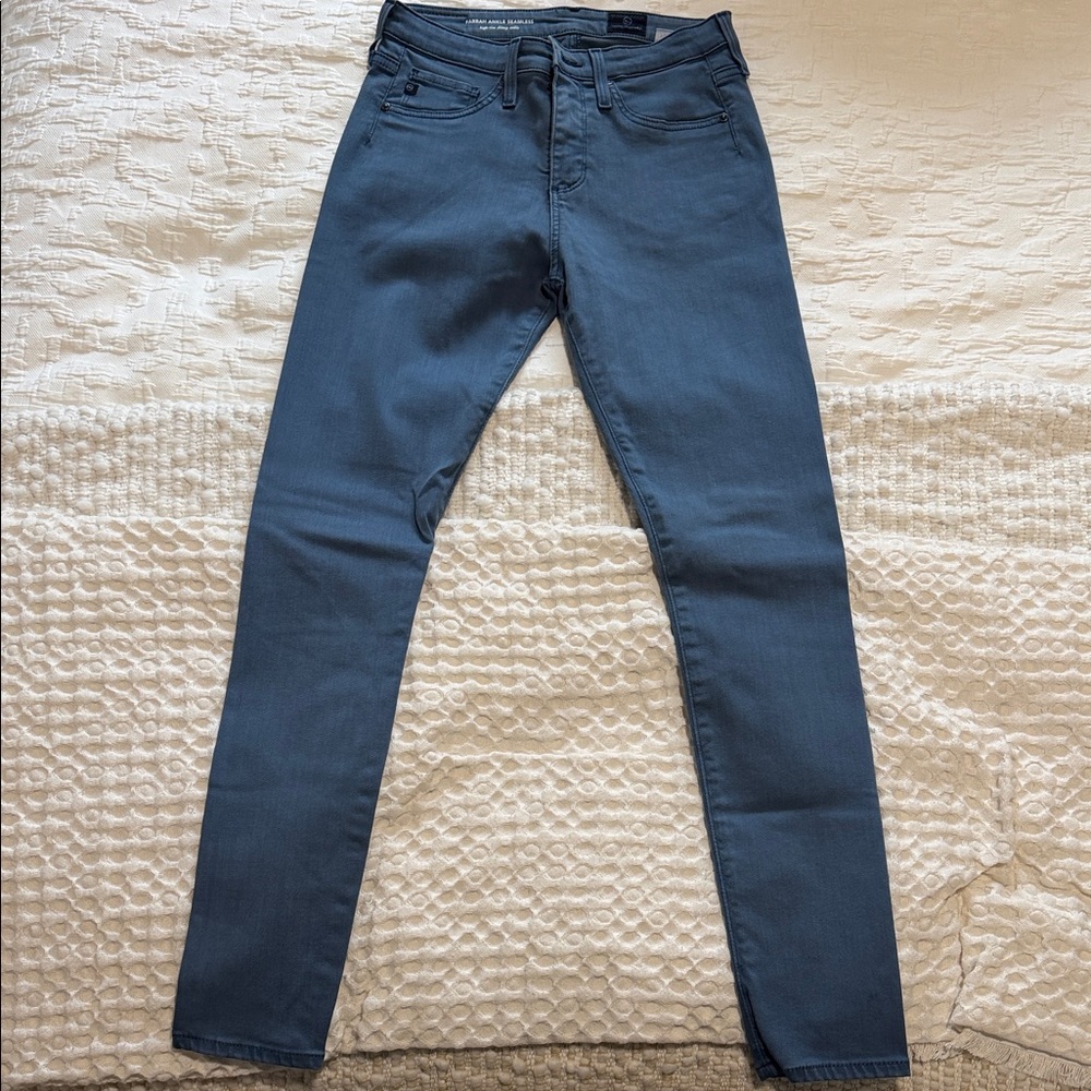 AG Adriano Goldschmied Women's Blue Skinny Jeans